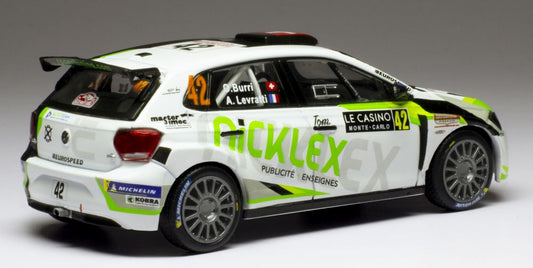 Available To Order – VW Polo GTI R5 #42 Rallye Monte Carlo 2020 O.Burri/A.Levratti 1:43 IXO Model (IXO RAM752)