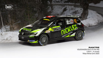 Available To Order – VW Polo GTI R5 #42 Rallye Monte Carlo 2020 O.Burri/A.Levratti 1:43 IXO Model (IXO RAM752)