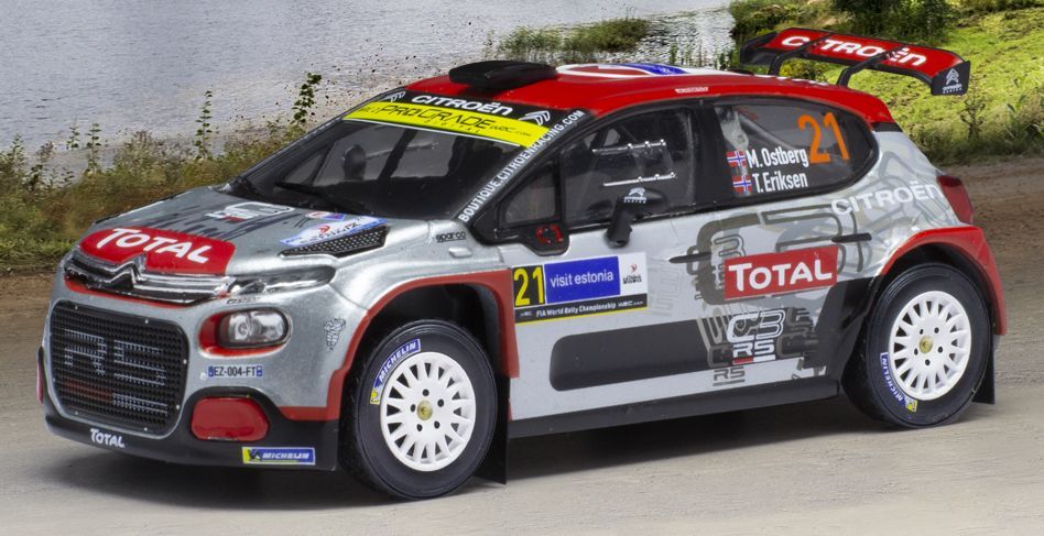 Available To Order – Citroen C3 R5 #21 WRC Rallye Estonia 2020 M.Ostberg/T.Eriksen 1:43 IXO Model (IXO RAM761)