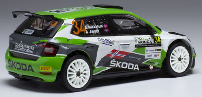 Available To Order – Skoda Fabia R5 Evo #34 WRC Rallye Monza 2020 A.Mikkelsen/A.Synnevaag 1:43 IXO Model (IXO RAM771)