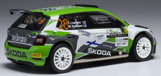 Available To Order – Skoda Fabia R5 Evo #28 WRC Rallye Monza 2020 E.Lindholm/M.Korhonen 1:43 IXO Model (IXO RAM772)
