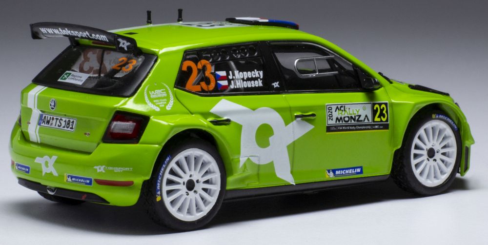 Available To Order – Skoda Fabia R5 Evo #23 WRC Rallye Monza 2020 J.Kopecky/J.Hlousek 1:43 IXO Model (IXO RAM777)