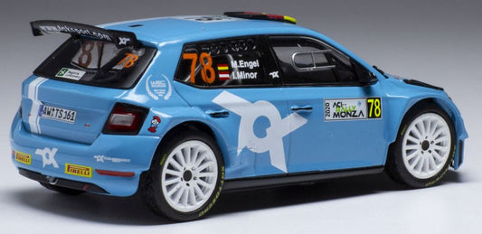 Available To Order – Skoda Fabia R5 Evo #78 WRC Rallye Monza 2020 M.Engel/I.Minor 1:43 IXO Model (IXO RAM779)