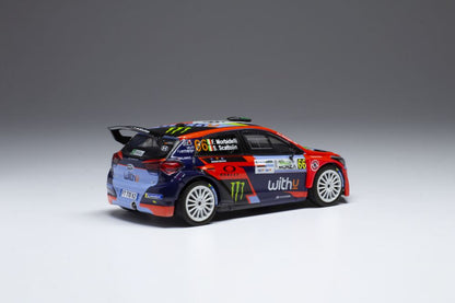 Available To Order – Hyundai i20 R5 #66 WRC Rallye Monza 2020 F.Morbidelli/S.Scattolin 1:43 IXO Model (IXO RAM780)