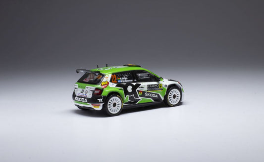 Available To Order – Skoda Fabia Rally 2 EVO #22 Rally Monte Carlo 2021 M.B Wilkinson/M.Der Ohannesian 1:43 IXO Model (IXO RAM789)