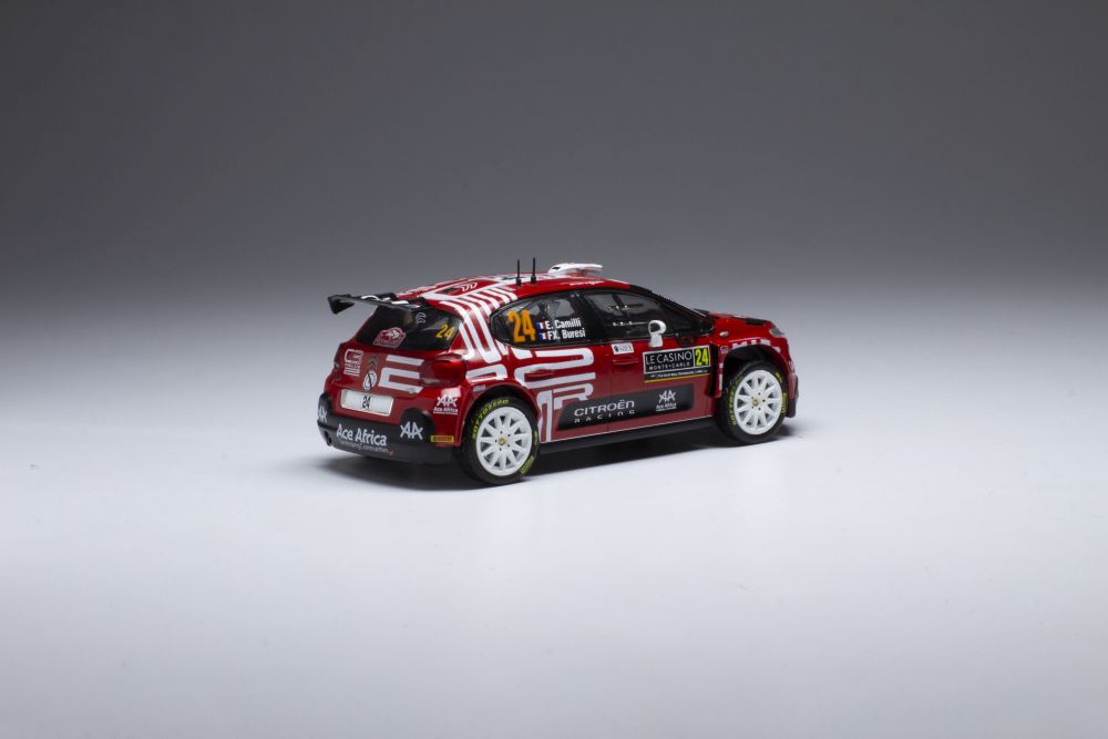 Available To Order – Citroen C3 Rally 2 #24 Rally Monte Carlo 2021 E.Camilli/F-X.Buresi 1:43 IXO Model (IXO RAM791)