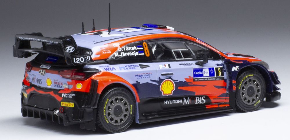 Available To Order – Hyundai i20 Coupe WRC #8 WRC Arctic Rally Finland 2021 O.Tanak/M.Jarveoja 1:43 IXO Model (IXO RAM798)