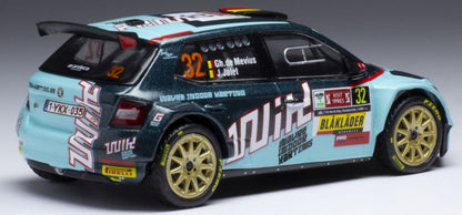 Available To Order – Skoda Fabia Rally 2 EVO #32 Rally Ypres 2021 G.de Mevius/J.Jalet 1:43 IXO Model (IXO RAM809)