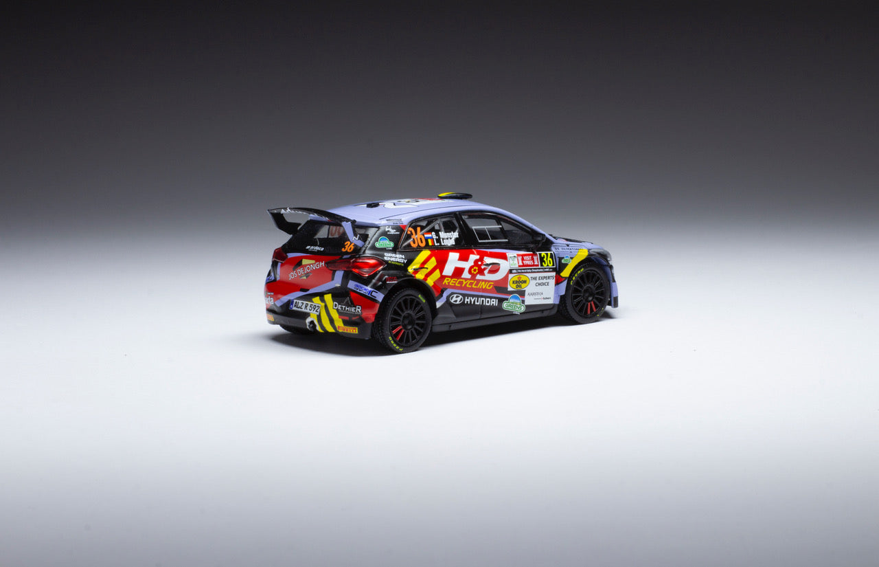 Available To Order – Hyundai i20 N Rally 2 #36 Rally Ypres 2021 G.Munster/L.Louka 1:43 IXO Model (IXO RAM812)