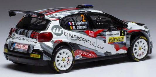 Available To Order – Citroen C3 Rally #2 Rallye du Condroz Huy 2021 S.Lefebvre/R.Jamoul 1:43 IXO Model (IXO RAM817)