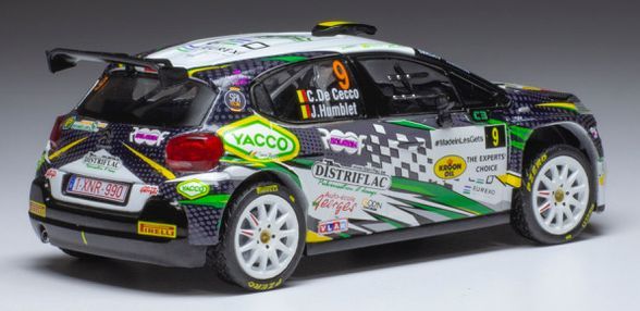 Available To Order – Citroen C3 Rally2 #9 Rallye du Condroz Huy 2021 C. De Cecco/J.Humblet 1:43 IXO Model (IXO RAM818)