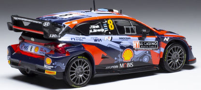 Available To Order – Hyundai i20 N Rally1 #8 WRC Rally Monte Carlo 2022 T.Tanak/M.Jarveoja 1:43 IXO Model (IXO RAM838)