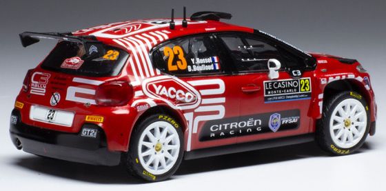 Available To Order – Citroen C3 Rally2 #23 WRC Monte Carlo 2022 Y.Rossel/B.Boulloud 1:43 IXO Model (IXO RAM843)