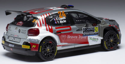 Available To Order – Citroen C3 Rally2 #24 WRC Monte Carlo 2022 E.Camilli/Y.Roche 1:43 IXO Model (IXO RAM844)