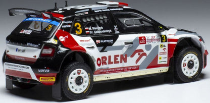 Available To Order – Skoda Fabia Rally2 EVO #3 Rallye Poland 2022 M.Marczyk/S.Gosporarczyk 1:43 IXO Model (IXO RAM858)