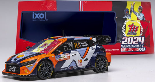 Available To Order – Hyundai i20 N RALLY1 #11 Neuville/Wydaeghe 2024 Japan World Champion Edition WRC1 1:43 IXO Model (IXO RAM967)