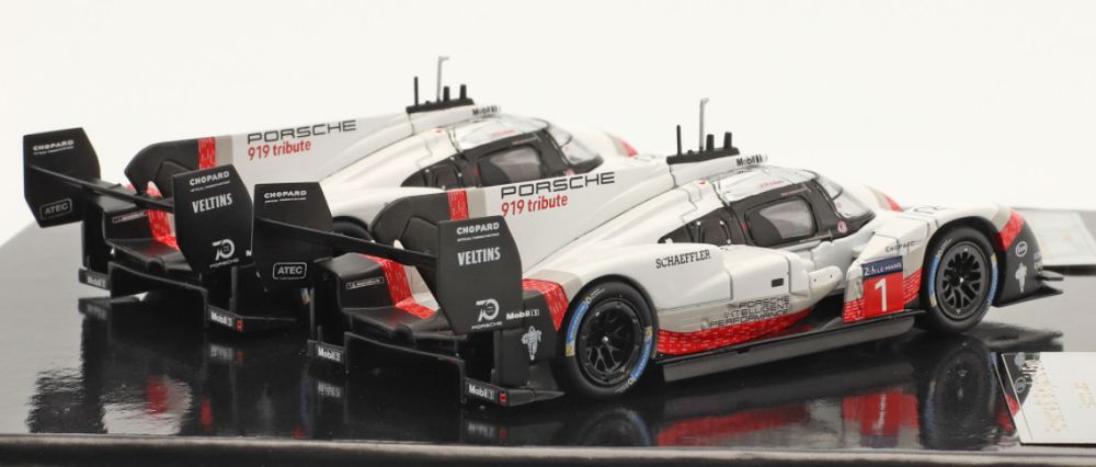 Available To Order – Porsche 919 Hybrid #2 Tribute Set Record Laps Nurburgring & Spa 2018 1:43 IXO Model (IXO SP919-SET1)