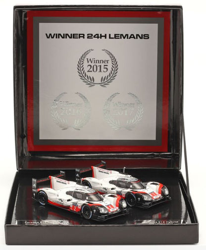 Available To Order – Porsche 919 Hybrid Winner 24h Le Mans 2017 2 Car Set 1:43 IXO Model (IXO SP919-SET2)