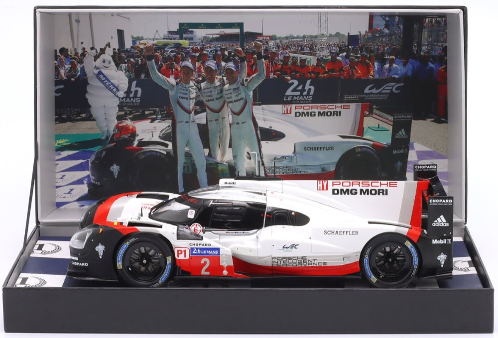 Porsche 919 Hybrid #2 Winner 24h Le Mans 2017 Bernhard/Hartley/Bamber 1:18 IXO Model (view 3)