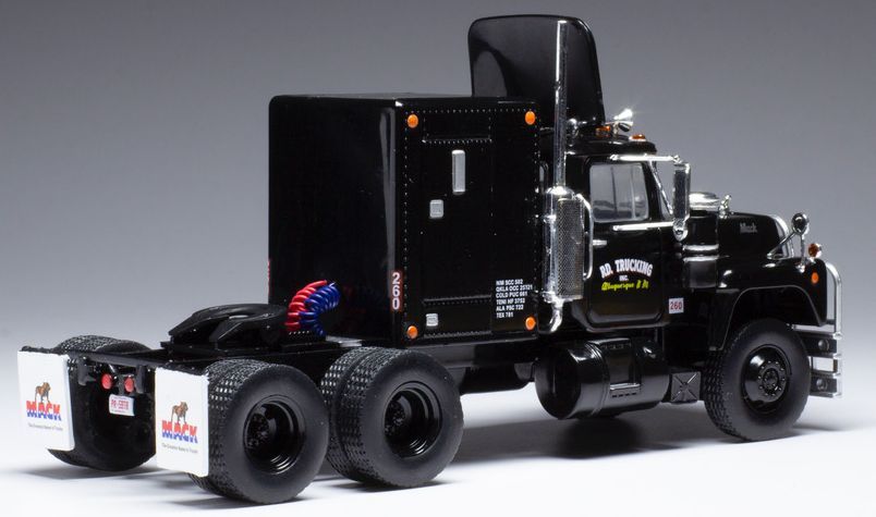 Available To Order – Mack R-Series Black 1966 w/Rear Cabin 1:43 IXO Model (IXO TR100)
