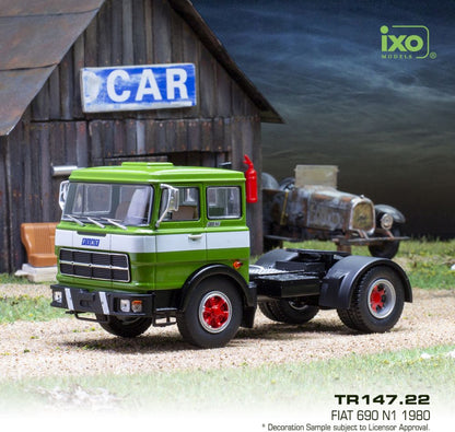 Available To Order – Fiat 690 T1 Green/White 1961 1:43 IXO Model (IXO TR147)