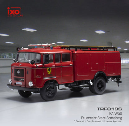 Available To Order – IFA W 50 Feuerwehr Stadt Sonneberg 1:43 IXO Model (IXO TRF019S)