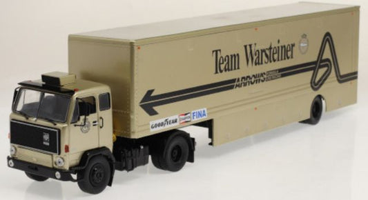 Available To Order – Volvo F89 Team Warsteiner Arrows Race Transport 1:43 IXO Model (IXO TTR023)
