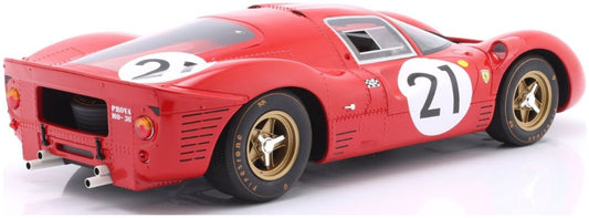 Available To Order – Ferrari 330 P4 #21 2nd 24h Le Mans 1967 Scarfiotti/Parkes 1:12 IXO Model (IXO W1201401)