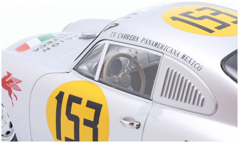 Available To Order – Porsche 356 SL #153 Carrera Panamericana 1953 Contreras/Alfonso 1:18 IXO Model (IXO W18009004)
