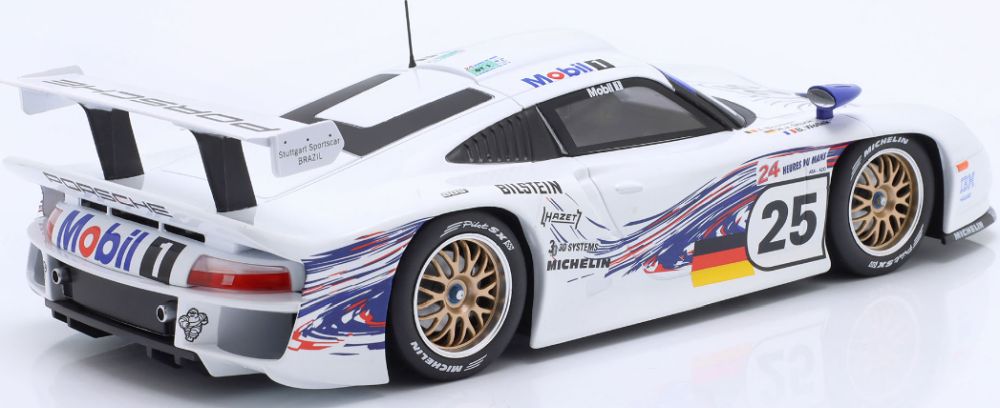 Available To Order – Porsche 911 GT1 #25 24h Le Mans 1997 Stuck/Boutsen/Wollek 1:18 IXO Model (IXO W18012001)