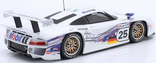 Available To Order – Porsche 911 GT1 #25 24h Le Mans 1997 Stuck/Boutsen/Wollek 1:18 IXO Model (IXO W18012001)
