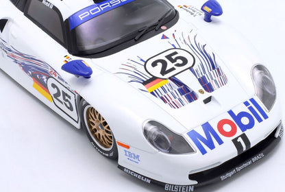 Available To Order – Porsche 911 GT1 #25 24h Le Mans 1997 Stuck/Boutsen/Wollek 1:18 IXO Model (IXO W18012001)