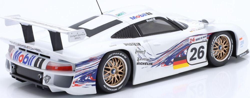 Available To Order – Porsche 911 GT1 #26 24h Le Mans 1997 Collard/Kelleners/Dalmas 1:18 IXO Model (IXO W18012002)