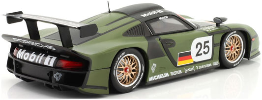 Available To Order – Porsche 911 GT1 #25 Pre Qualifying 24h Le Mans 1997 Dalmas/Boutsen/Stuck 1:18 IXO Model (IXO W18012006)