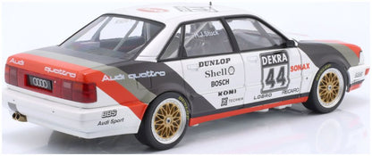 Available To Order – Audi V8 Quattro #44 DTM Champion 1990 Hans Joachim Stuck w/Collectors Box 1:18 IXO Model (IXO W1801501C)