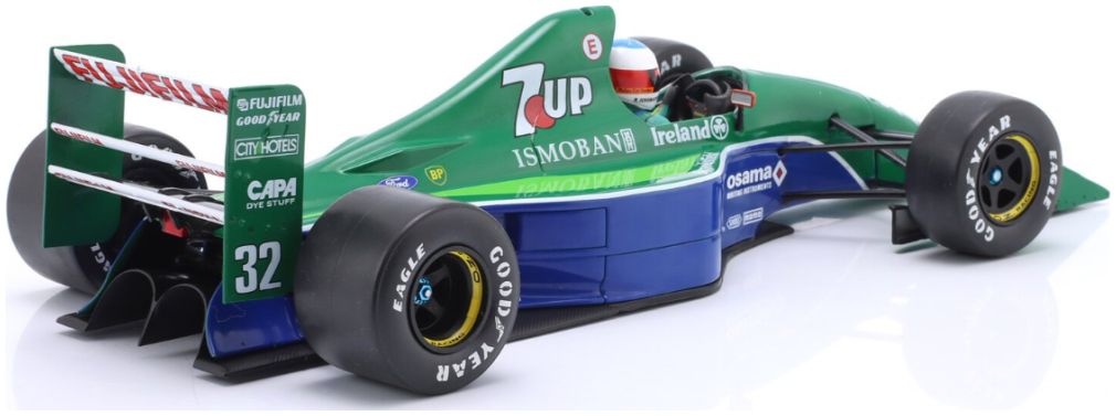 Available To Order – Jordan 191 Michael Schumacher #32 Free Practice Belgium GP F1 1991 1:18 IXO Model (IXO W1802502)