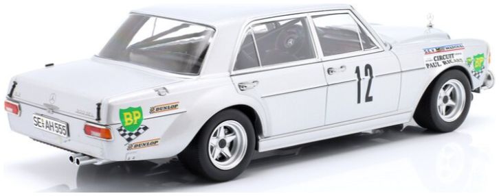 Available To Order – Mercedes Benz AMG 300 SEL 6.8 #12 12h Paul Ricard 1971 Dolhem/Behrmann/Jabouille 1:18 IXO Model (IXO W18030004)
