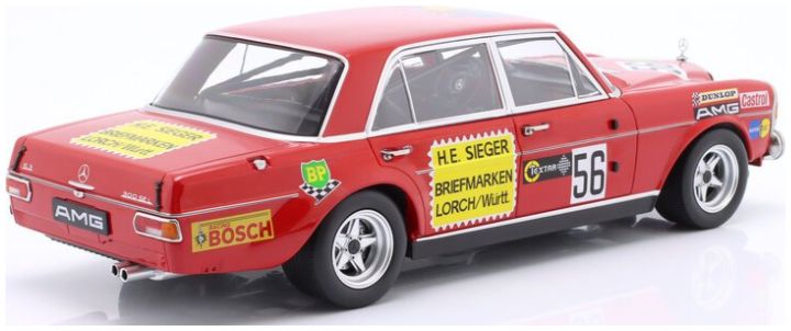 Available To Order – Mercedes Benz 300 SEL 6.8 AMG #56 200 Miles Nuremberg 1972 H. Heyer 1:18 IXO Model (IXO W18030005)