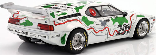 Available To Order – BMW M1 Procar #201 3rd 1000km Nurburgring 1980 Stuck/Piquet 1:18 IXO Model (IXO W1803003)