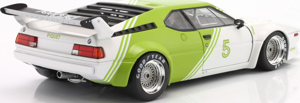 Available To Order – BMW M1 (E26) #5 Nelson Piquet Procar Series 1980 BS Fabrications 1:18 IXO Model (IXO W1803005)