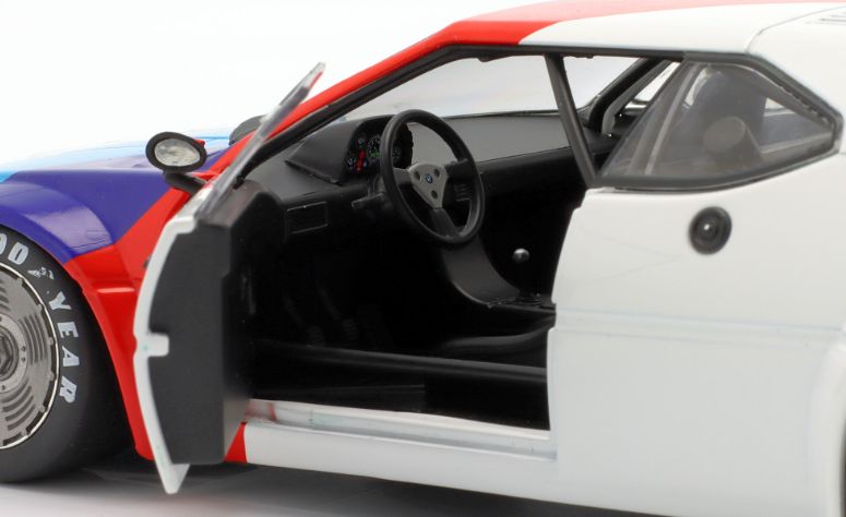 Available To Order – BMW M1 Procar #3 M1 Procar Series 1979 Didier Pironi Werksdesign w/M-Stripes 1:18 IXO Model (IXO W1803006)