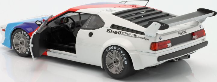 Available To Order – BMW M1 Procar #3 M1 Procar Series 1979 Didier Pironi Werksdesign w/M-Stripes 1:18 IXO Model (IXO W1803006)