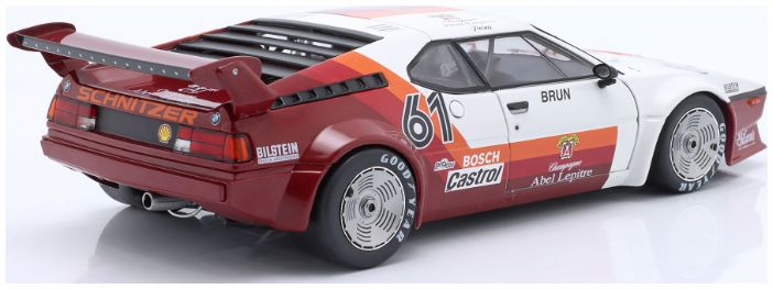 Available To Order – BMW M1 Procar #61 Walter Brun ProCar Series 1980 Race Monaco 1:18 IXO Model (IXO W1803016)