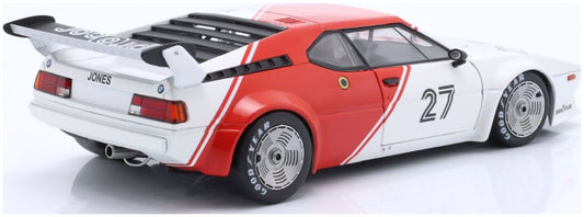 Available To Order – BMW M1 Procar #27 ProCar Series 1980 Alan Jones 1:18 IXO Model (IXO W1803019)