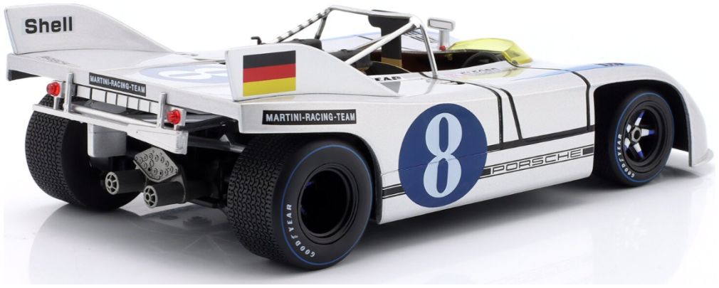 Available To Order – Porsche 908/03 #8 Martini Racing Targa Florio 1971 Larrousse/Elford 1:18 IXO Model (IXO W18031002)