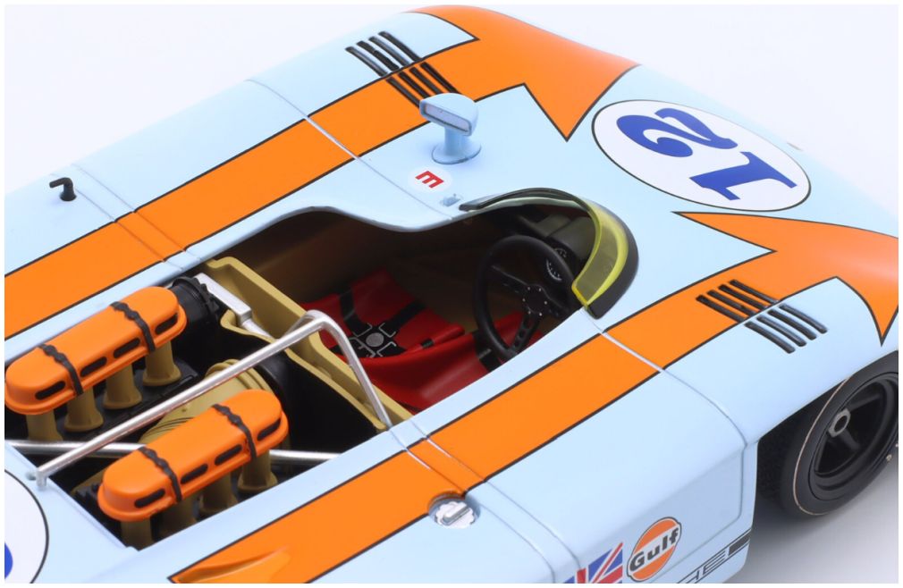 Available To Order – Porsche 908/03 #12 Winner Targa Florio 1970 Siffert/Redman 1:18 IXO Model (IXO W18031003)
