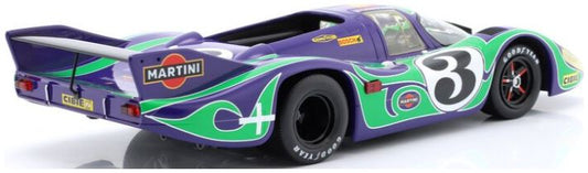 Available To Order – Porsche 917 Long Tail #3 Hippie Race Version 24h Le Mans 1970 Larrousse/Kauhsen 1:18 IXO Model (IXO W18034002)