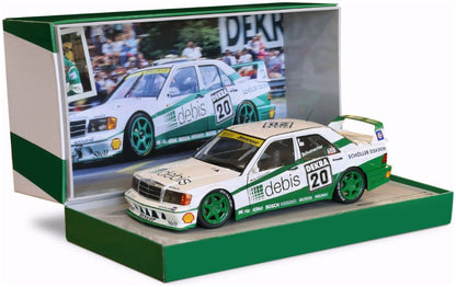 Available To Order – Mercedes Benz 190E 2.5-16 Evo II #20 DTM91 Michael Schumacher Race Norisring -Col Box 1:18 IXO Model (IXO W18041002C)