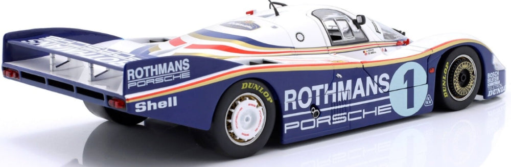Available To Order – Porsche 956 LH #1 Winner 24h Le Mans 1982 Jacky Ickx/Derek Bell (Decals Applied) 1:18 IXO Model (IXO W18043001C)