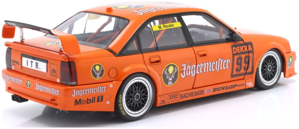 Available To Order – Opel Omega 3000 24V DTM 1991 #99 Jagermeister Manuel Reuter 1:18 IXO Model (IXO W18045001)